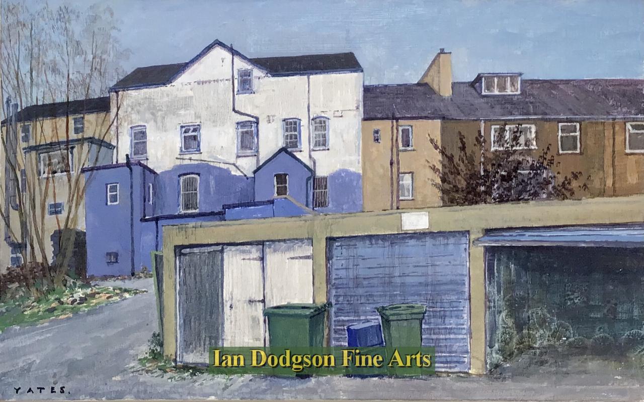 Jeremy Yates - Half-way Blues Acrylic on panel (2021)