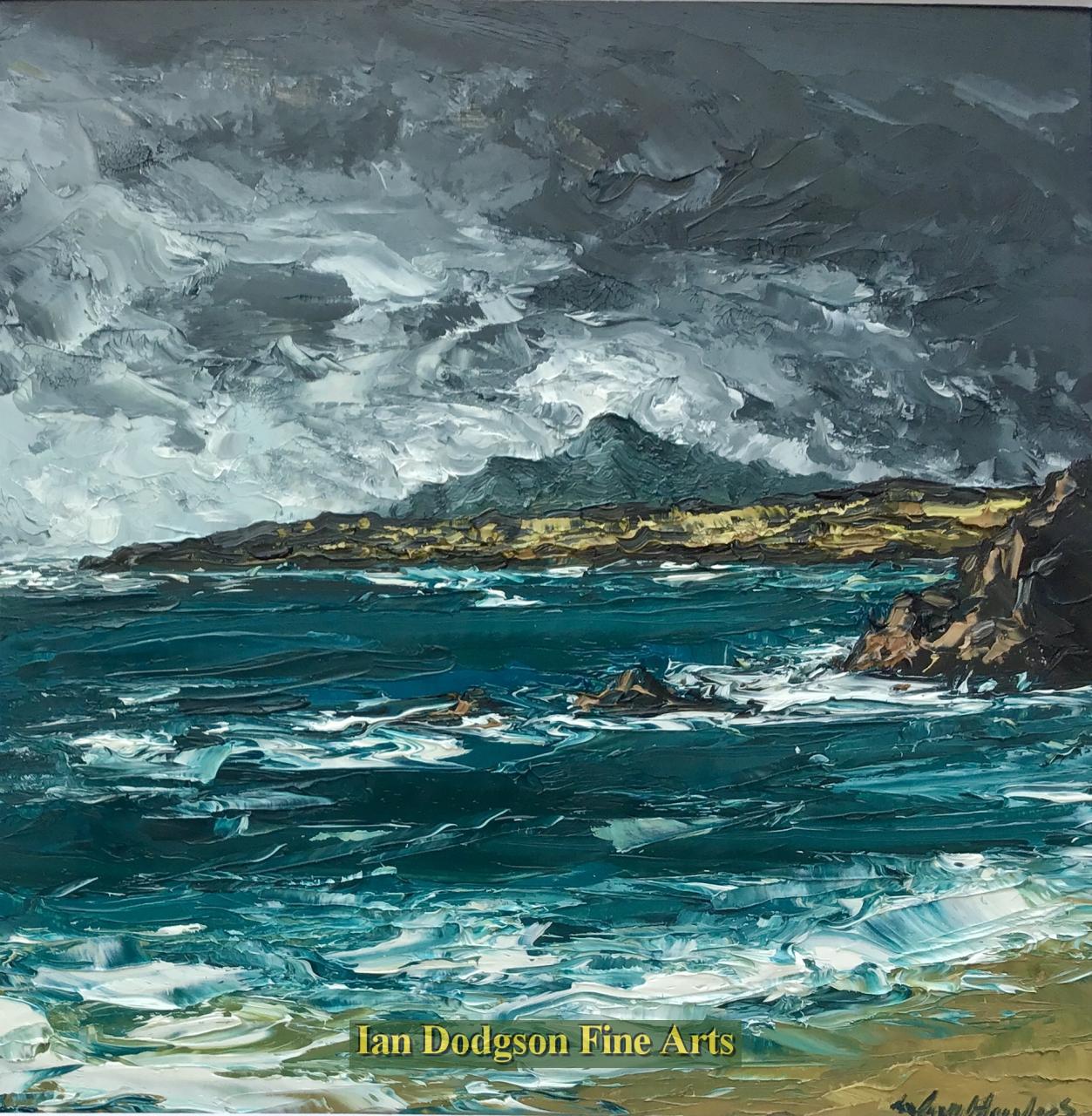 Wyn Hughes - Traeth Tyn Tywyn Oil on board (2024)